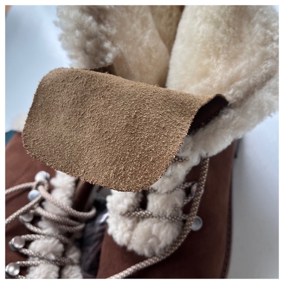 NIB EMU Australia Wool, Suede, WATERPROOF, Billington Suede Lace Up Warm Boots 7 - Picture 9 of 15